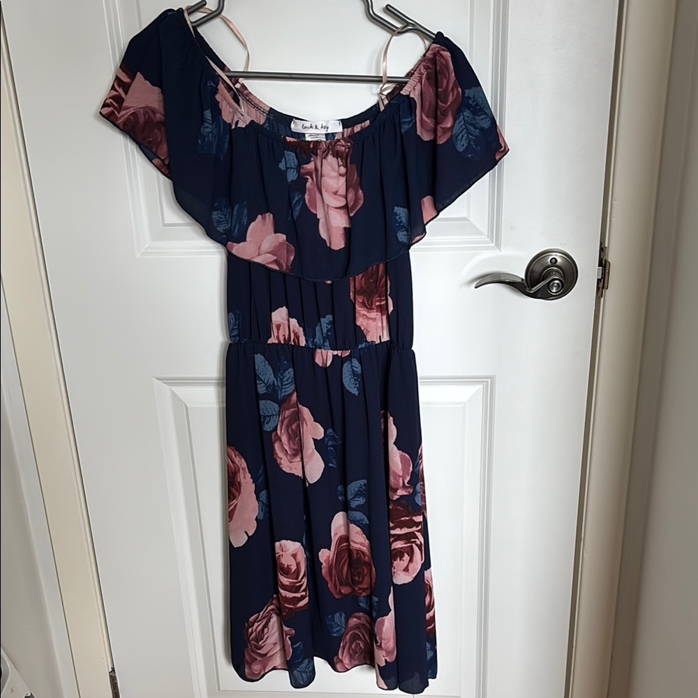 Floral Off-Shoulder Dress